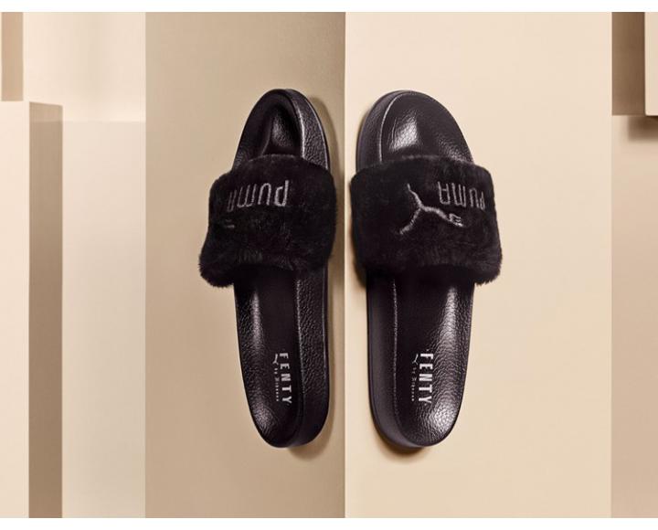 sandale puma fourrure femme